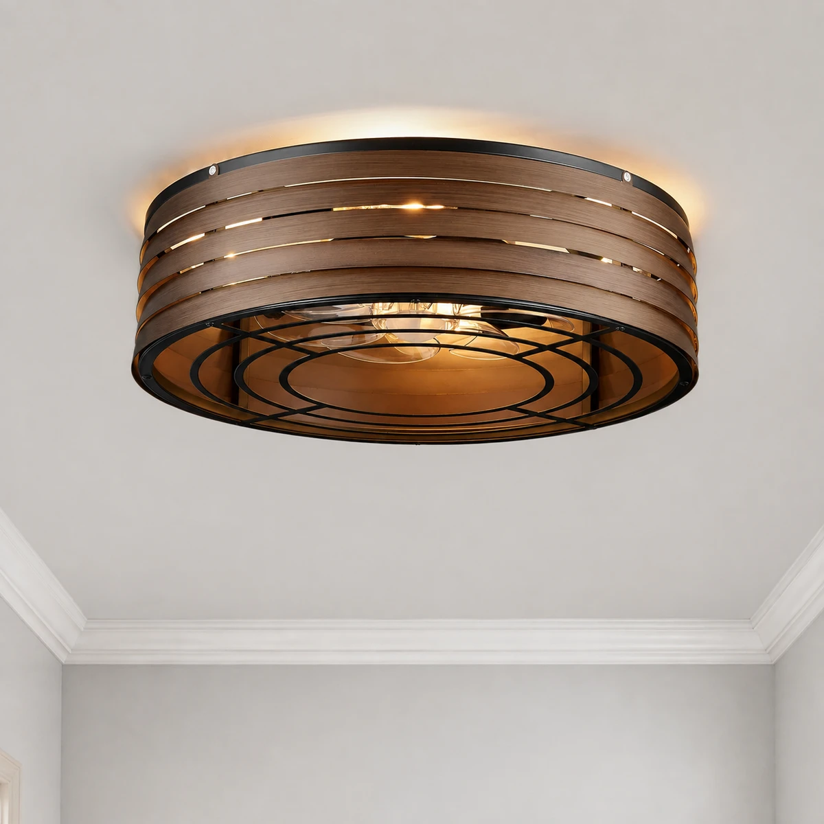 Linher F231-TUYA Smart Round Fan Light